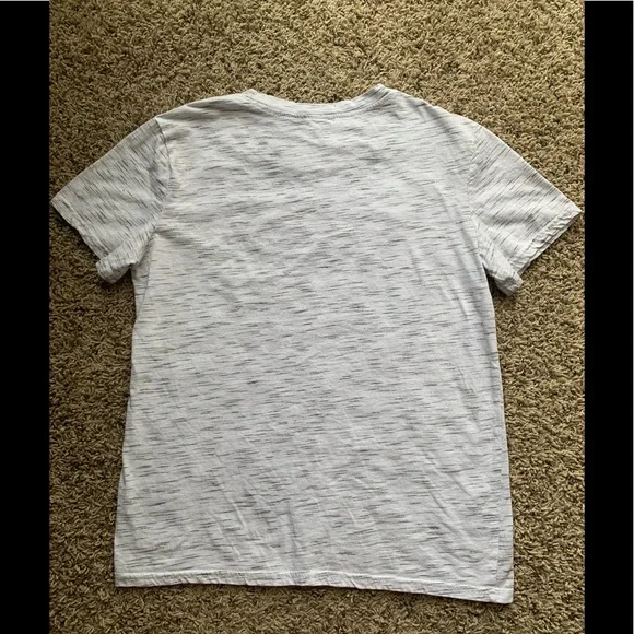 Happy Camper T-shirt Graphic Gray Cotton S NWOT - Picture 2 of 5